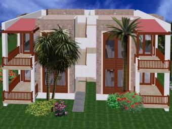 off plan  three bedroomed apartments Bodrum